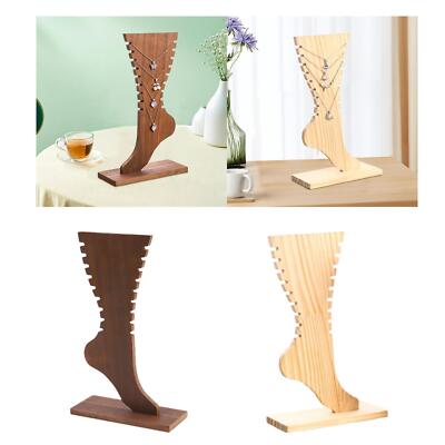 Espositore Per Collane A Forma Di Piede – Legno – Cornice 31,5 X 20 Cm – Per Gioielli E Accessori - 4