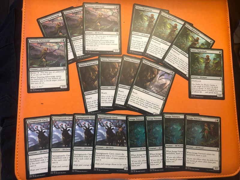 MTG 20 Card Elf Lot-Springmantle Cleric,Tajuru Blightblade,Joraga Visionary-New!