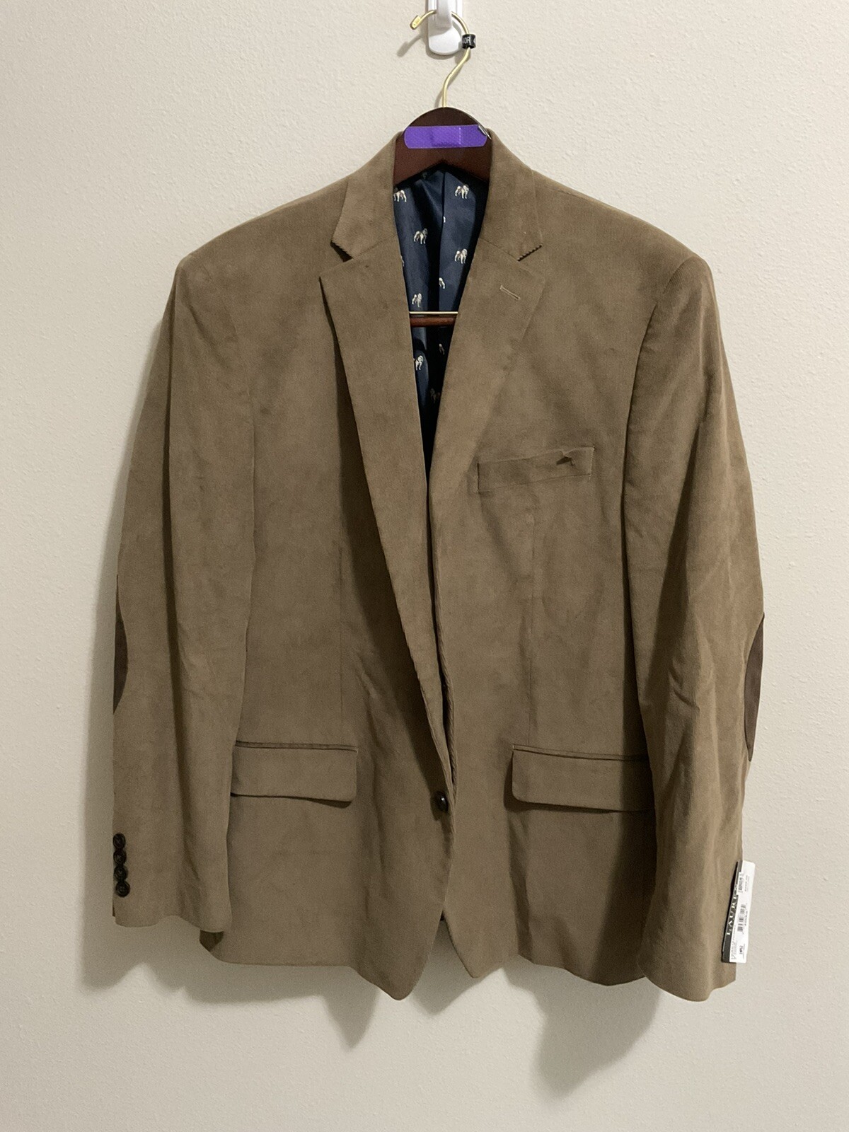 Lauren Ralph Lauren Men’s Corduroy Elbow Patch Ledger Jacket. 44 Reg