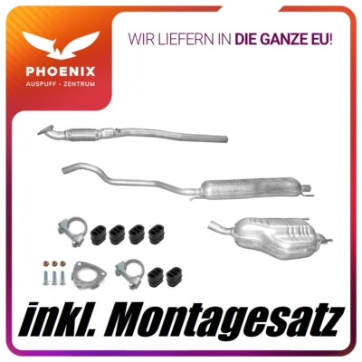 Opel Zafira B 1.6 1.8 2.2 (2005-2016) Auspuff Auspuffanlage Mit E-Prüfzeichen