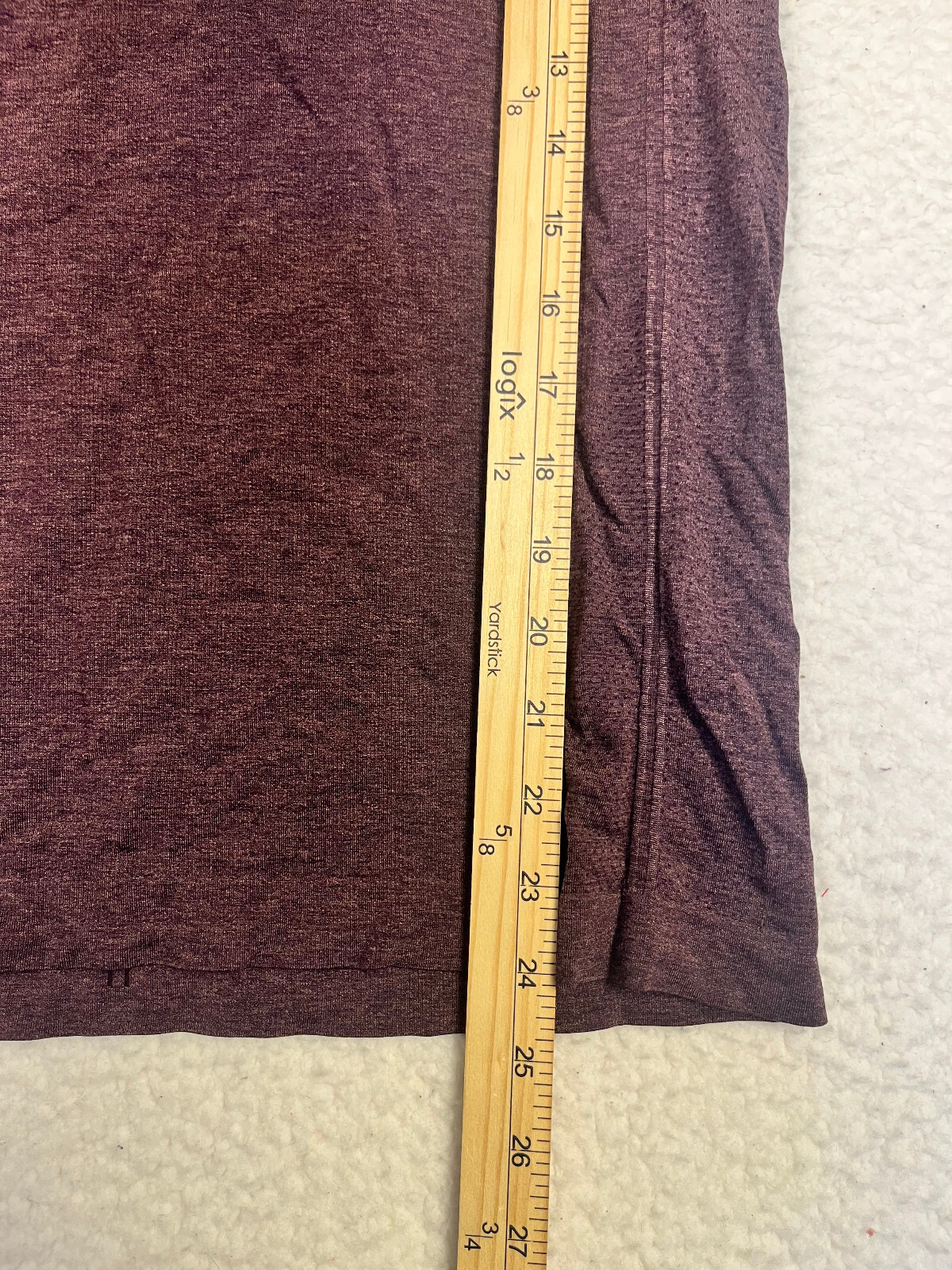 SPANX Streamlined Stretch Crew Neck Athletic Purp… - image 5