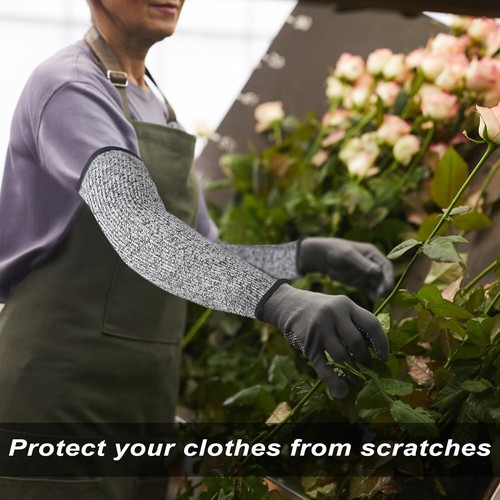 UV Resistant Arm Guards for Men and Women - Easy-Clean Cut Protection Sleeves - Picture 7 of 11