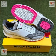 G/FORE GFORE G4 MG4 Stippled Golf Shoe Sneaker    US 11    White Pink Gray