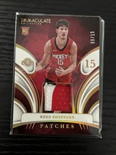 2024 Reed Sheppard Immaculate Rookie Patches /15 READ DESCRIPTION