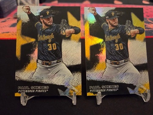 2026 Topps Series 1 - Stars of Mlb Paul Skenes #SMLB-21 - 2 Card Lot