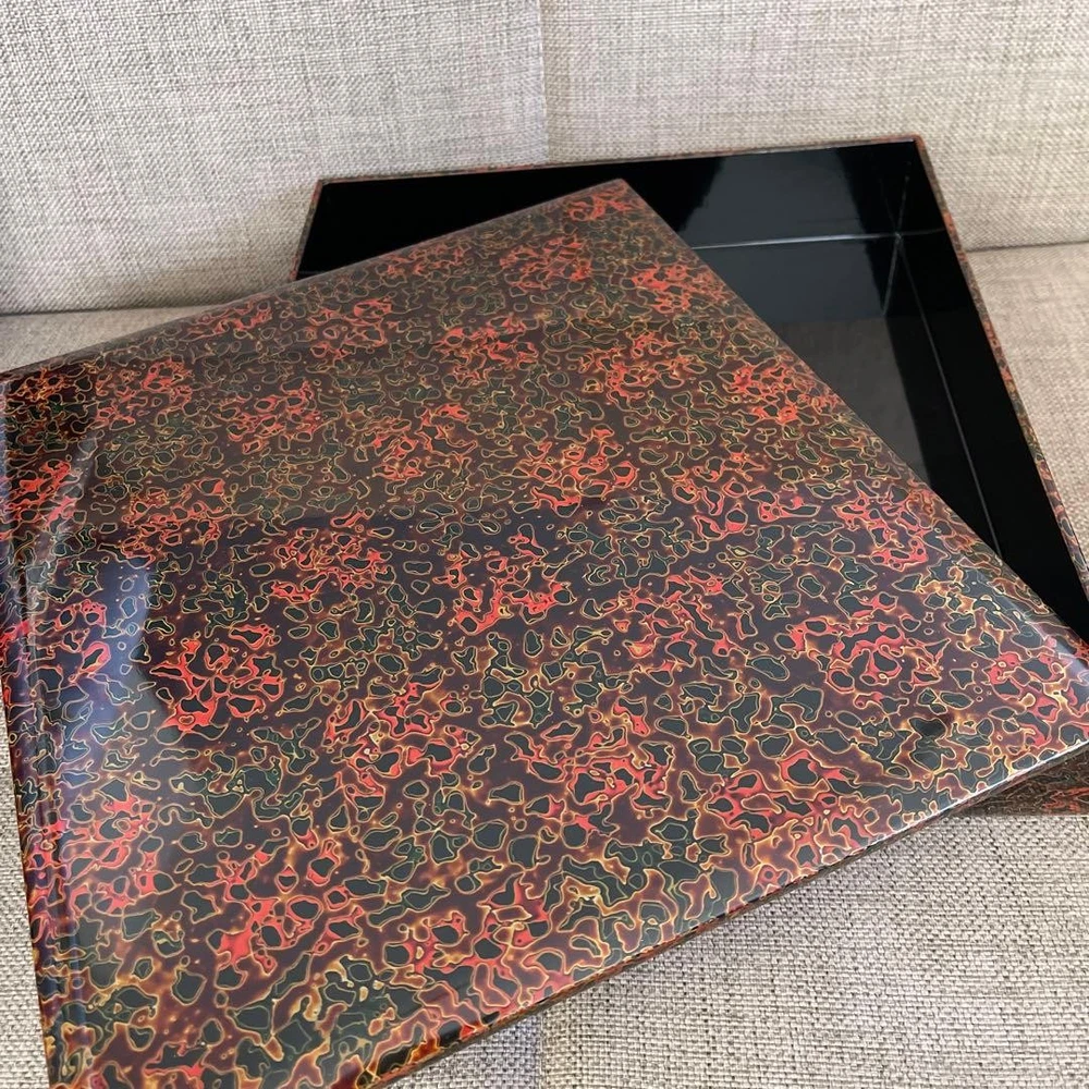 Jubako Bento Box Japanese Tsugaru lacquer accessory case traditional craft