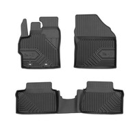FußMatten Gummimatten No.77 FüR Toyota Yaris IV 2020-2026 TPE Schwarz 3 Tlg