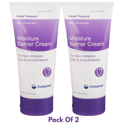 Coloplast 1880 Baza Skin Protectant Moisture Barrier Cream 5oz Tube Pack of 2
