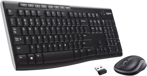 Logitech MK270 Wireless 2.4GHz Keyboard & Mouse Combo Full-Size UK Numeric BLACK - Picture 9 of 9