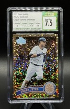 2011 Topps Update #US252 Derek Jeter Cognac Diamond Anniversary CSG 7.5