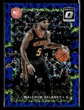 Malcolm Delaney 2017-18 Donruss Optic #4 Blue Velocity Atlanta Hawks