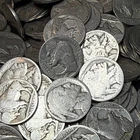 200+ No-Date Buffalo Nickels – Circulated US Coins –