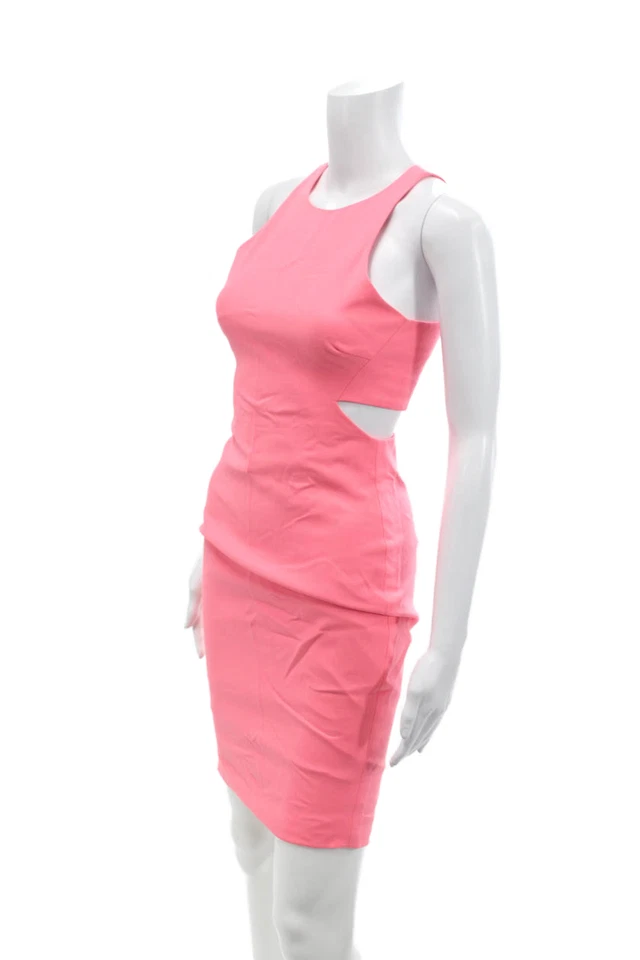 Vestido lápiz rosa Elizabeth and James para mujer sin mangas cuello redondo cremallera talla 02 Foto 2 de 4