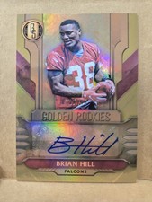2017 Panini Gold Standard Golden Rookies Auto /149 Brian Hill #GR-BH RC Falcons