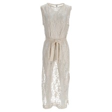 Zimmermann Lace Midi Dress In  Nylon Women White L