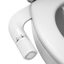 Bidet Non-Electric Toilet Attachment Dual Nozzle Bidet Adjustable Water Pressure