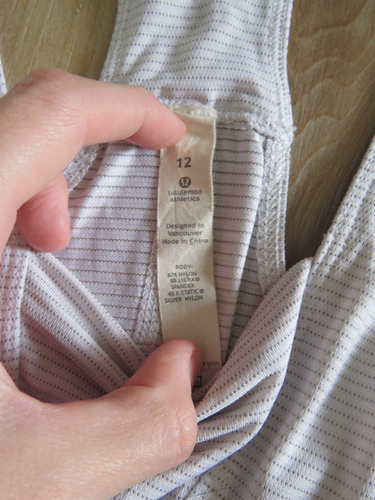 Lululemon Athletica Circuit Tech Workout Wandern Top Singlet koralle Tanktop Gr. 12 - Bild 9 von 9
