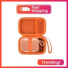 for JBL Go 5/4/3 Ultra Portable Speaker Hard Travel Case, Orange