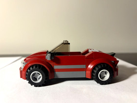 LEGO City Flatbed Truck (60017) - 100% Complete w/ Manual & Minifigs *RETIRED*