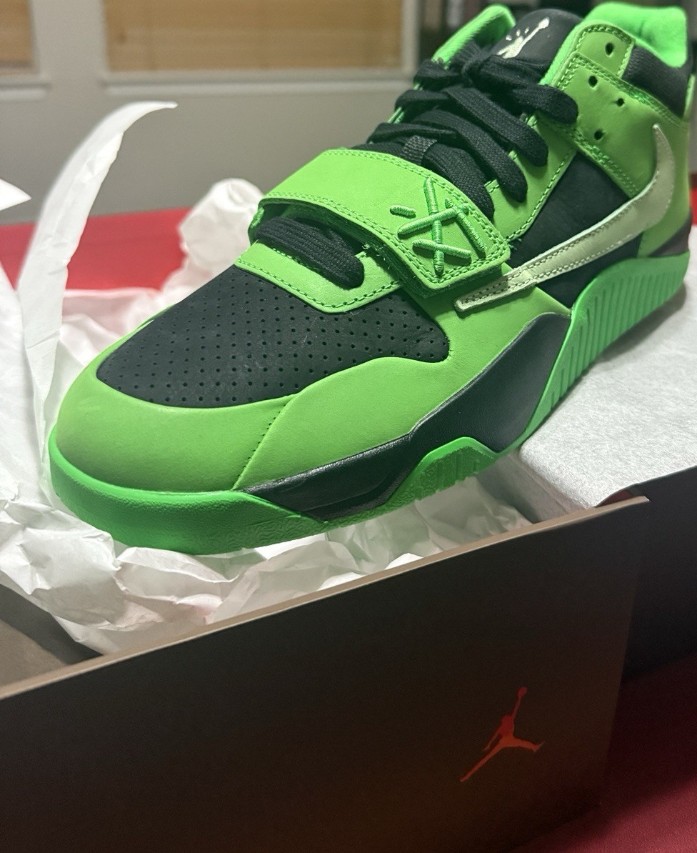 靴 Nike Jordan Jumpman Jack TR Green 27cm Jordan Travis Scott x Air Jordan Jumpman Jack TR Green Spark Suede