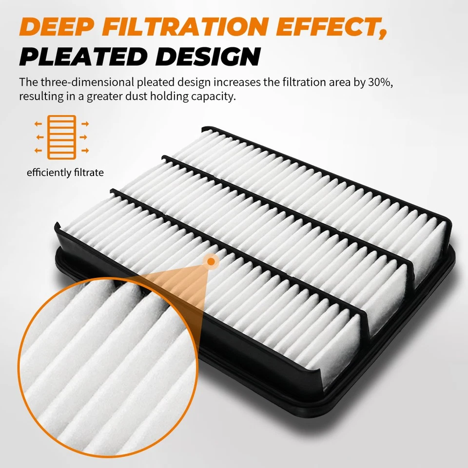 2 воздушных фильтра для салона Nissan Altima Maxima Murano Sentra Infiniti FX35 FX45 - Изображение 3 из 4