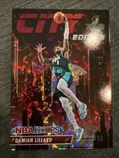 2023-24 Panini NBA Hoops - City Edition Damian Lillard #10 Hyper Red /99