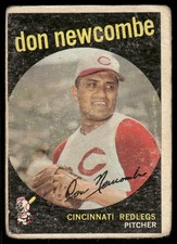 1959 Topps Don Newcombe #312 Cincinnati Redlegs