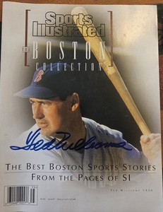 Ted Williams signed 10/6/97 Boston Collection Sports Illustrated SI Magazine JSA