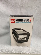 GAF Pana-Vue 2 Lighted 2x2 Portable 35mm Slide Viewer in VGC! TESTED with AAs!