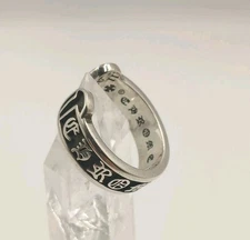 Chrome Hearts Open Scroll Ring - Size 11 With Original Dust Bag