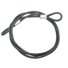 5FT 4mm Stainless Steel Security Cable Lock,Braided Steel Vinyl Coated Safety...