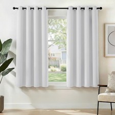 Deconovo Eyelet Curtains 46x54 Inch Thermal Insulated Room Darkening 2 Panels
