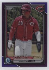2024 Bowman Chrome Prospects Purple Refractor 138/250 Alfredo Duno #BCP-51 19ot