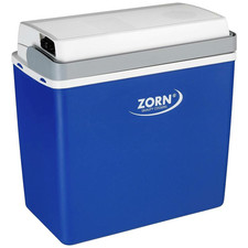 ZORN Z24 12V Kühlbox Thermoelektrisch für Auto Kühltasche 12 V Blau-Weiß 20 l116
