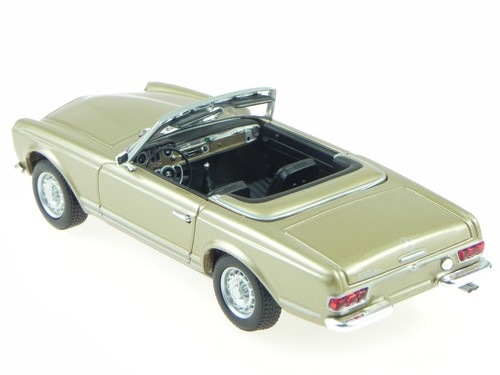 Mercedes R113 230 SL Pagode 1965 Gold Met. modellauto Maxichamps 1:43 - Bild 3 von 4