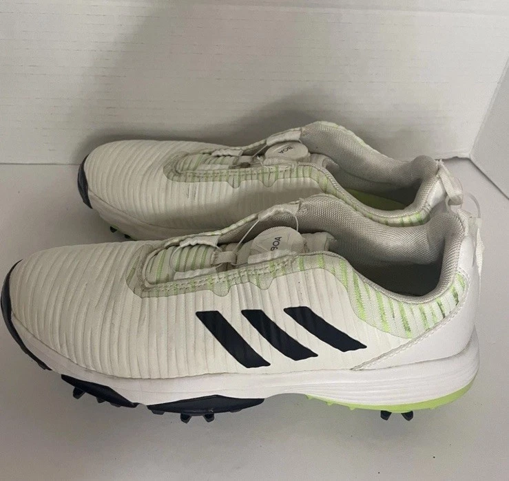 Zapatos de golf Adidas blancos con verdes para mujer talla 6 BOA Foto 3 de 4