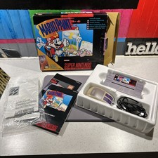 Mario Paint Super Nintendo SNES Players Choice CIB Complete with Mouse & Pad 