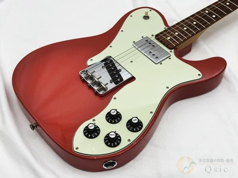 FENDER Vintera 70s Telecaster Custom Fiesta Red Electric Guitar with Soft Case