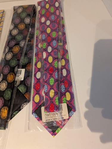 Ties NWT Lot New Mens Ties - Porky Pig, Easter, And Countess Mara - Picture 9 of 22