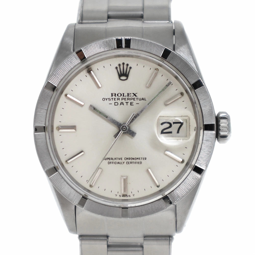 Rolex 1501 Oyster Perpetual Date Men's Stainless steel Automatic Silver