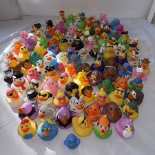 Rubber Ducks Bulk Assortment Duckies Jeep Ducking Floater Duck Bath Toys Lot 105