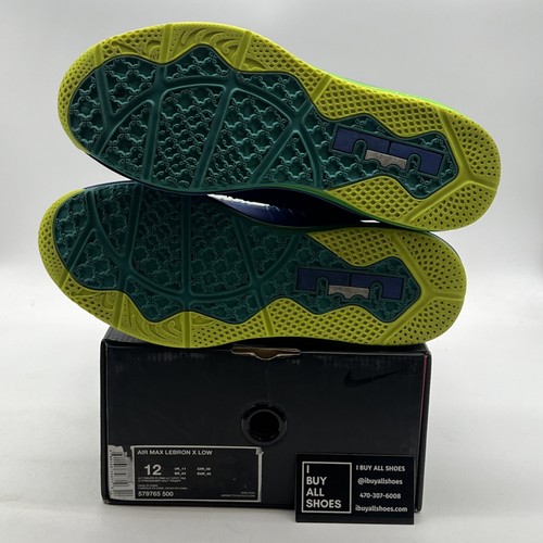 Talla 12 - Nike Air Max LeBron 10 Low Sprite (579765-500) - Imagen 8 de 9