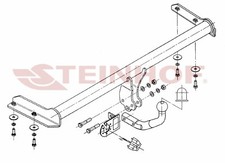Anhängerkupplung passend für VW Golf III 11/1991-1997 starr