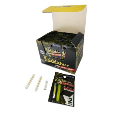 AngelSpezi Knicklichter / Knicklicht gelb 4,5 x 39mm - 100 Stück