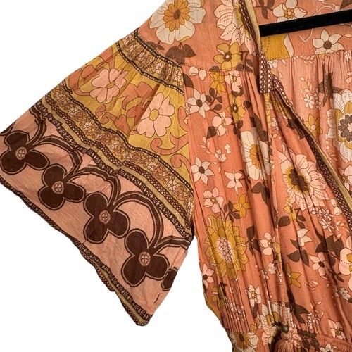 Spell & The Gypsy Dress Size Large Buttercup Gown Sunrise Floral Maxi - Picture 9 of 14