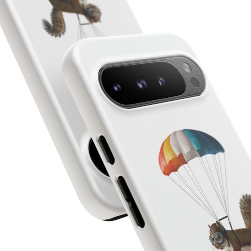 Cute Squirrel Phone Case - Fun Parachute Design, Gift for Animal Lovers, [...] - 第 148/261 張圖片