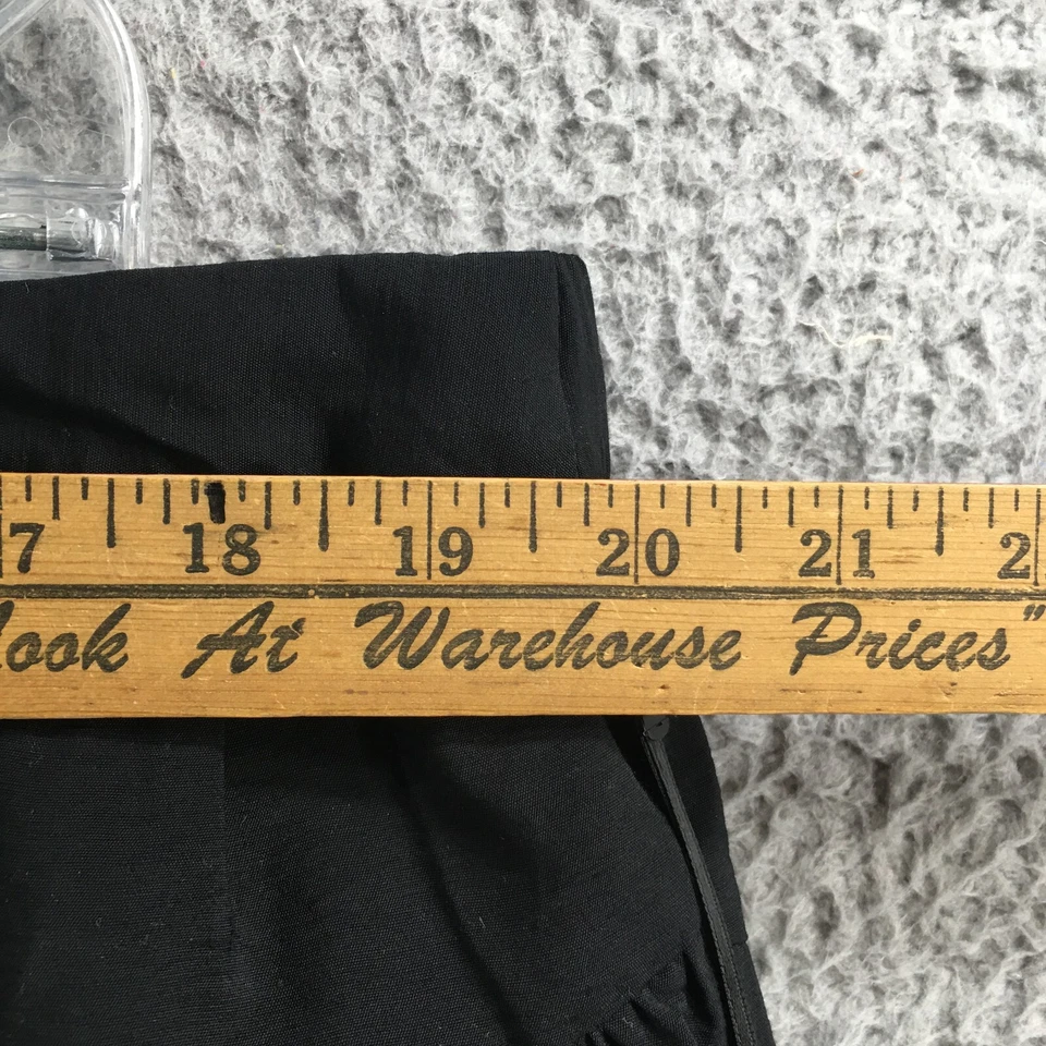 Falda corta Ava & Viv línea A para mujer 1X cintura elástica negra informal Foto 4 de 4