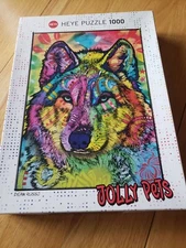 Heye Puzzles - 1000 piece puzzle - Jolly Pets, Wolf's Soul - Complete & In EC 