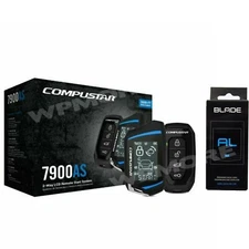 Compustar CS7900-AS 2-Way 3000-FT Range Remote Start Security + BLADE-AL Bypass