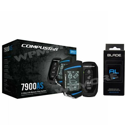 Compustar CS7900-AS 2-Way 3000-FT Range Remote Start Security + BLADE-AL Bypass